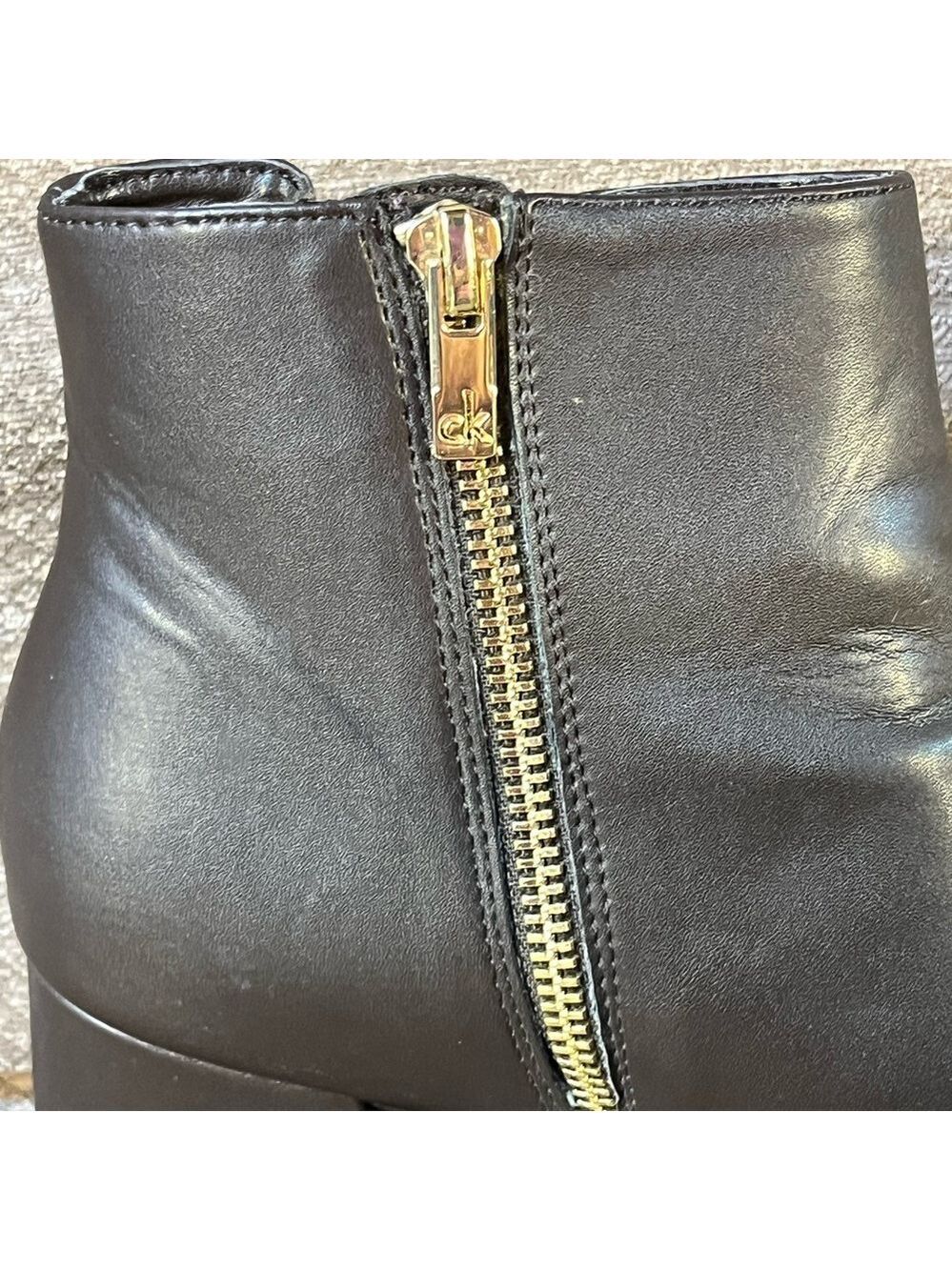 Calvin Klein Brown Fiona Women's Ankle Boot size 7 EUC - Picture 12 of 16